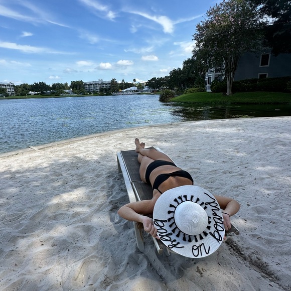 Baby on Board Announcement Sun Hat Maternity - Picture 5 of 6